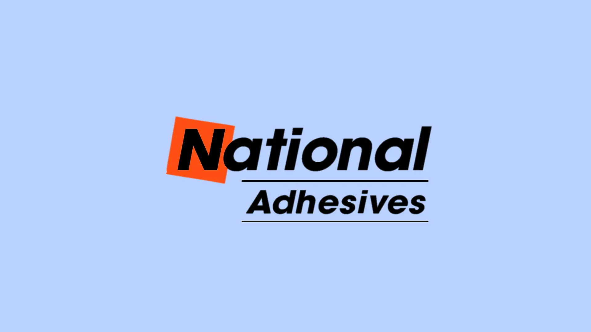 شعار National Starch على خلفية زرقاء.